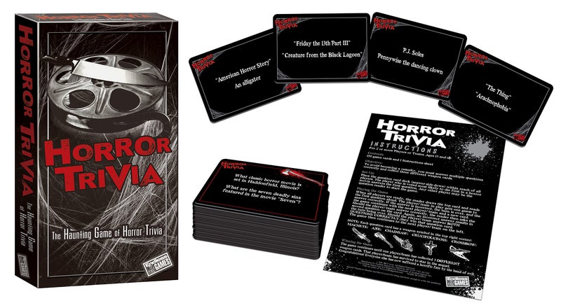 Endless Games Horror Trivia Card Game - Test Your Knowledge of Horror Pop Culture Facts with 300 Scary Fun Trivia Questions - Image 2